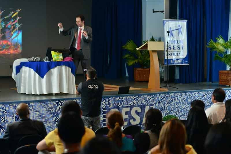 Palestra motivacional com Daniel Bizon no Sesi de Roraima Palestra motivacional com Daniel Bizon no Sesi de Roraima
