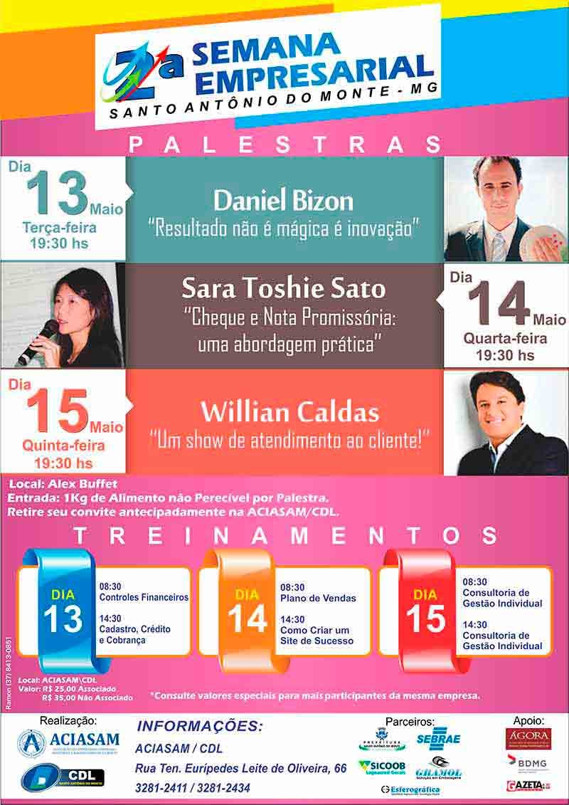 Palestra com Daniel Bizon na Semana Empresarial Samonte Palestra com Daniel Bizon na Semana Empresarial Samonte