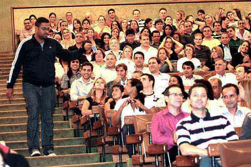 Participante na palestra motivacional com Daniel Bizon Participante na palestra motivacional com Daniel Bizon